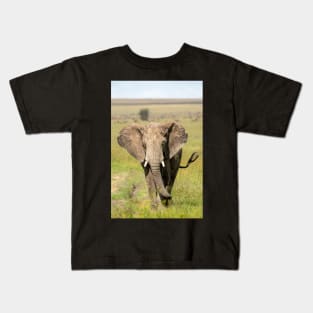 Elephant on the Serengeti, Tanzania Kids T-Shirt